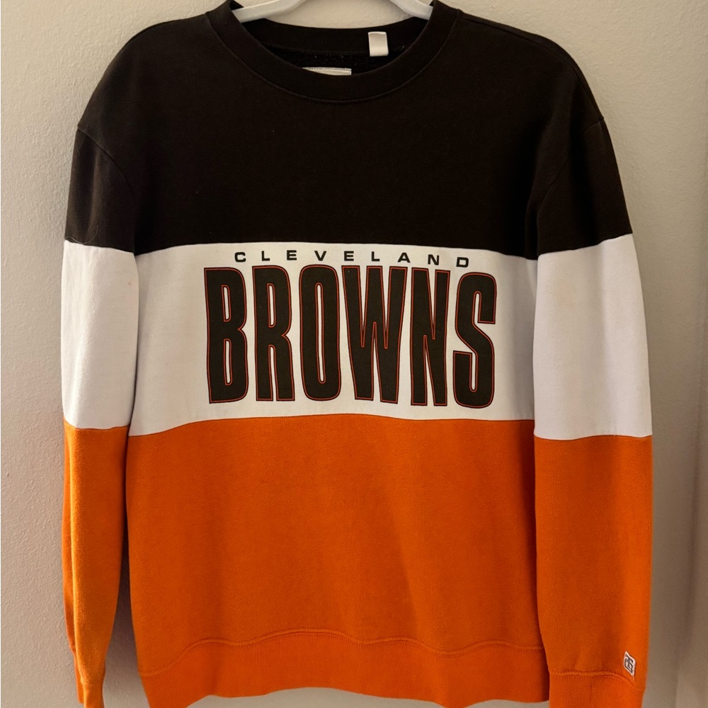 Cleveland Browns Colorblock Sweatshirt